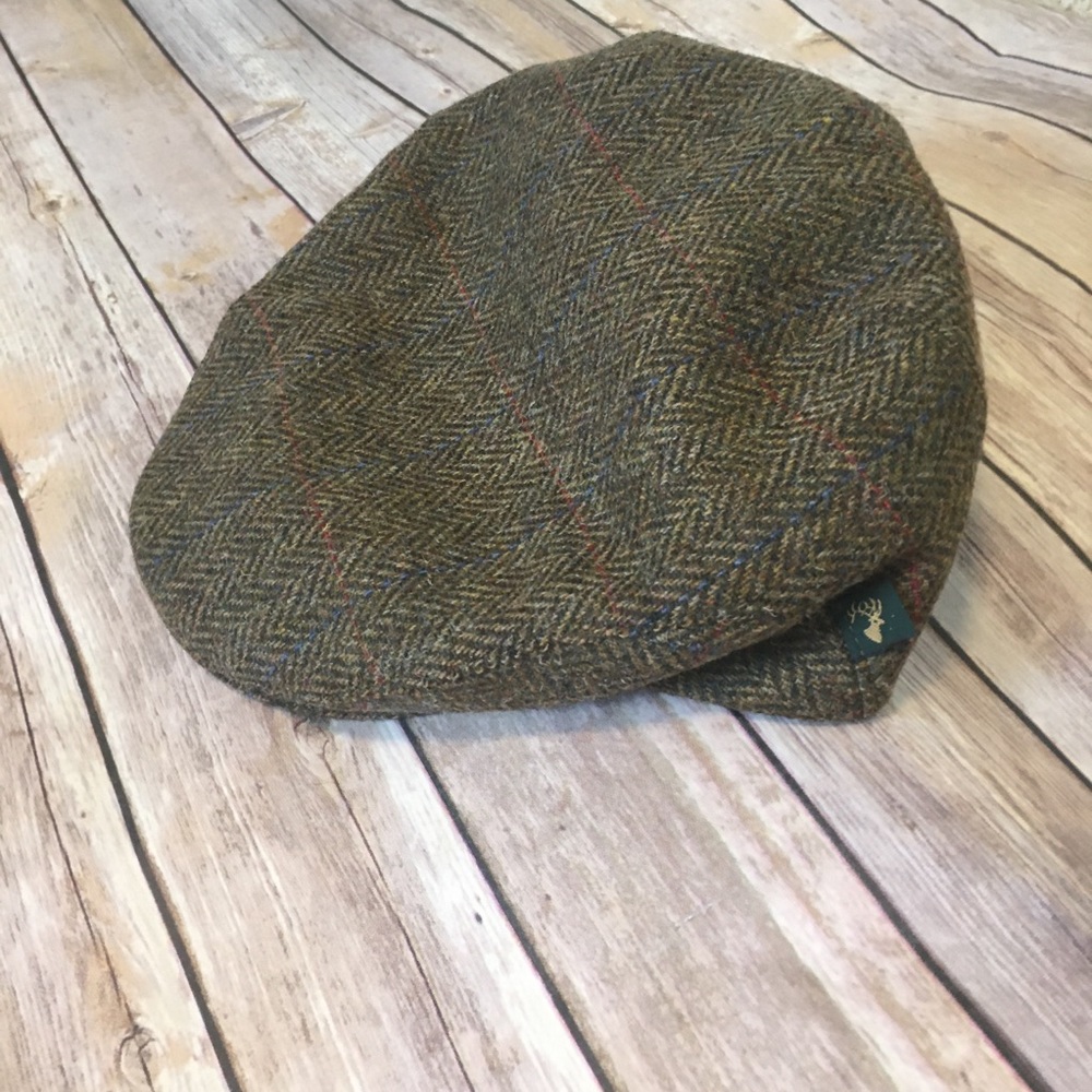 Mucros Weavers Trinity Wool Cap Tweed XL NEW